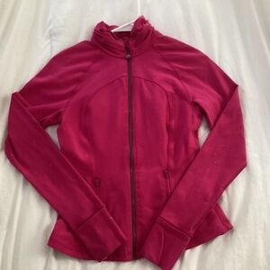 Sonic Pink Lululemon Define Jacket With Mini Skirt
